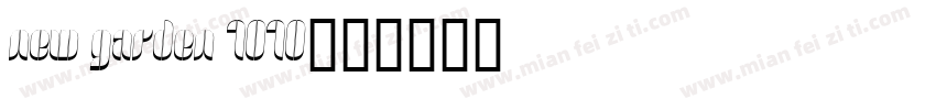 New garden 1010字体转换